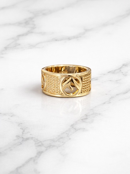 Fendi Jewelry - F is Fendi Gold Ring